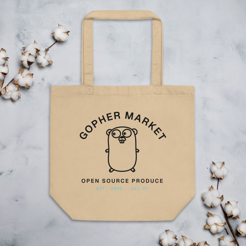 Gopher Market · Bolsa tote · Crudo