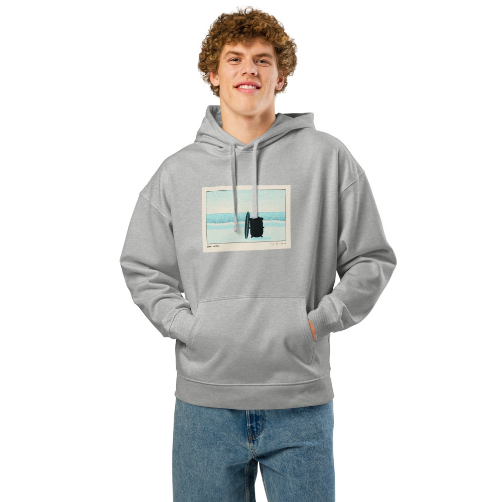 Dawn Patrol · Sudadera oversize · Gris jaspeado