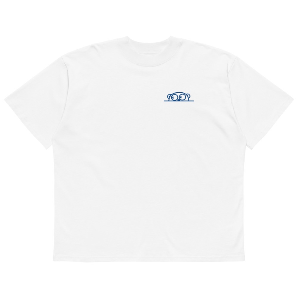 Peek · Camiseta oversize · Blanco