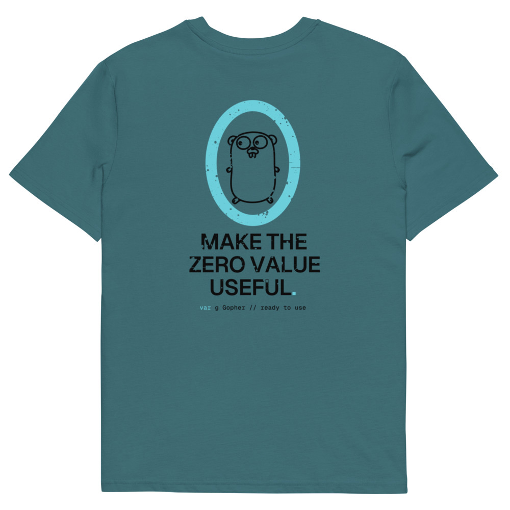 Zero Value · Camiseta · Azul petróleo