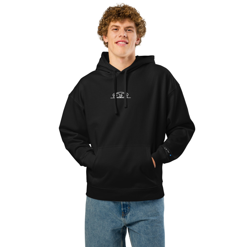 Peek · Sudadera oversize · Negro